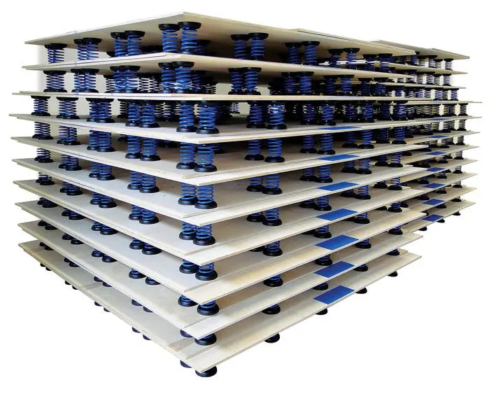 Fuji Spring Floor Spring Kits on pallets