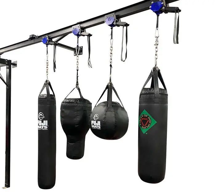 Fuji Wall Mount Trolley Bag System with Heavy Bags