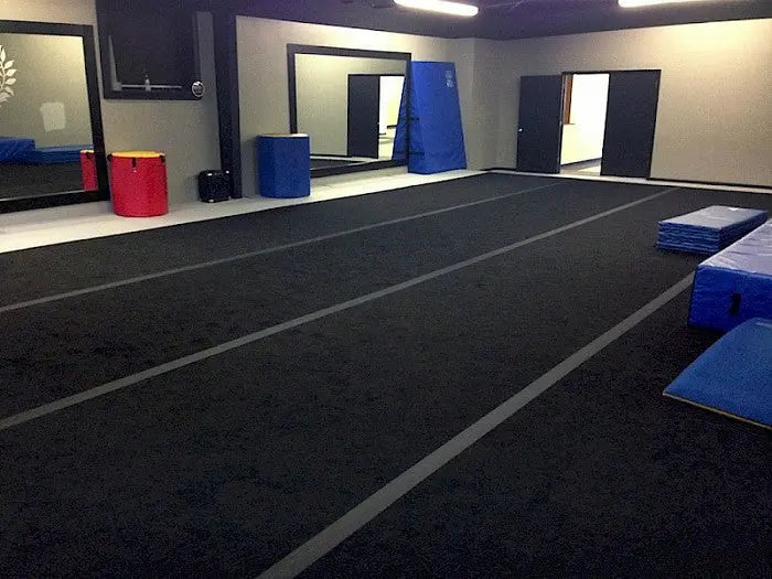 Gymnastics Roll Out Mats Black