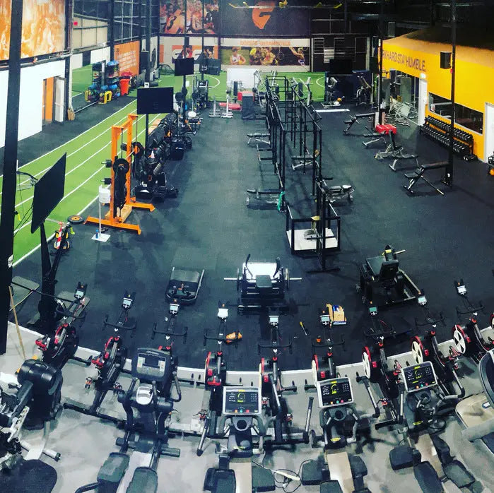Legend Black 15mm Rubber Gym Tiles at GWS Giants Gym