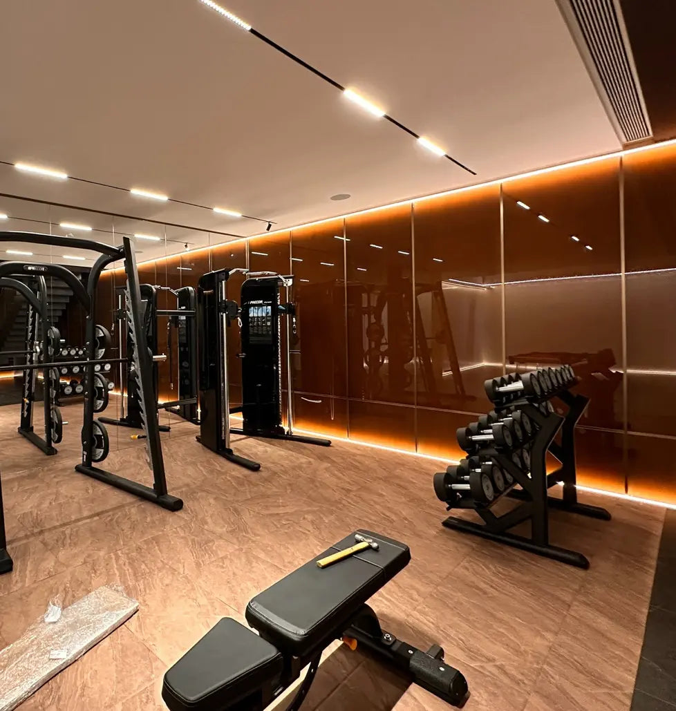 Legend Infinity Gym Flooring marble in aprivate gym