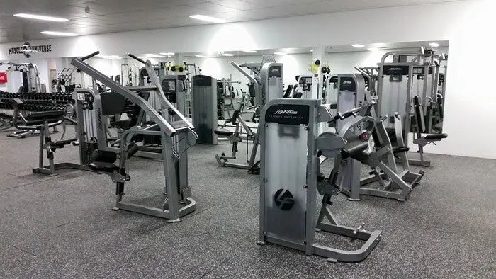 Legend White Speckle 15mm Gym Tiles