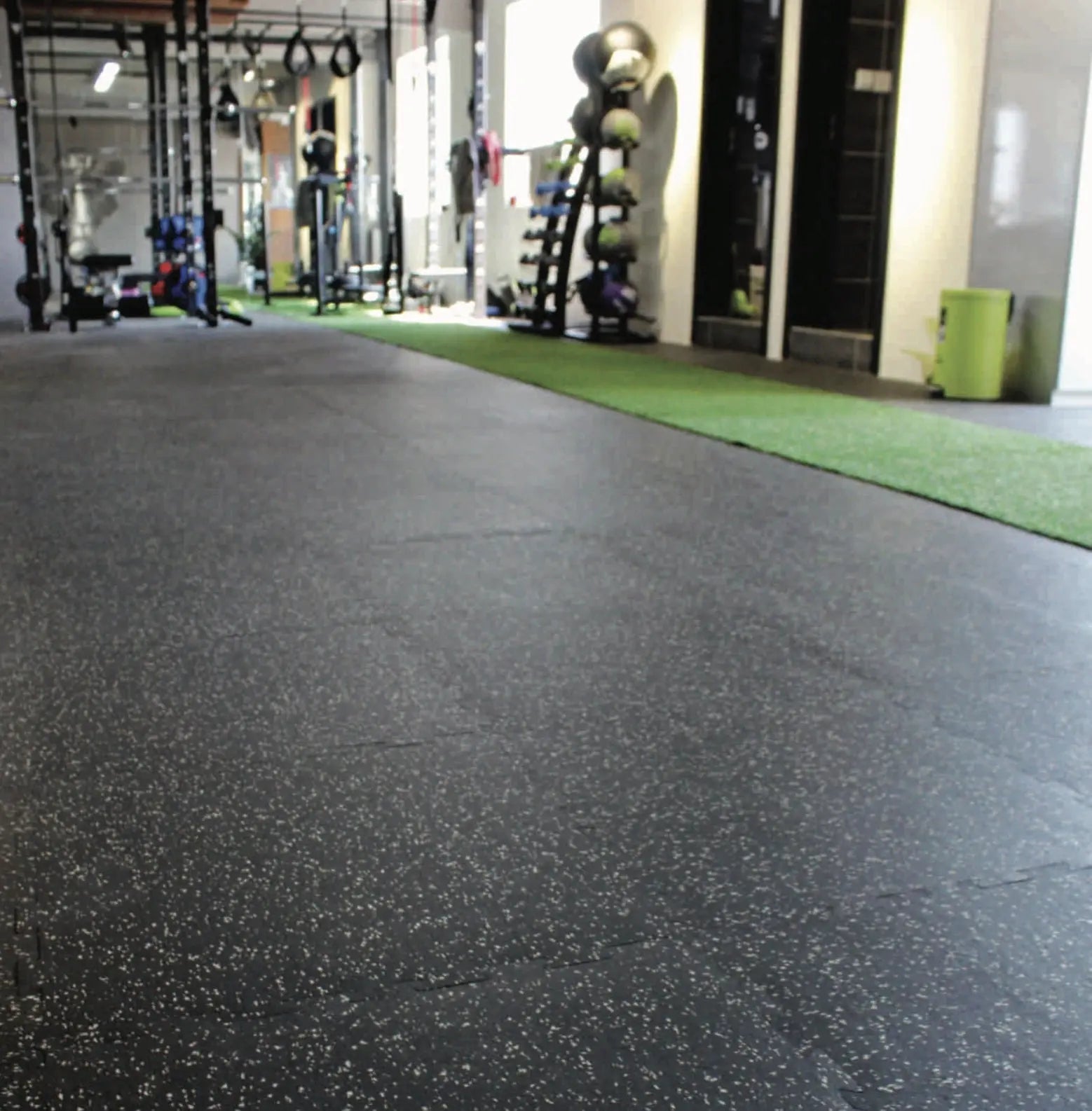 Interlocking Rubber Gym Tiles