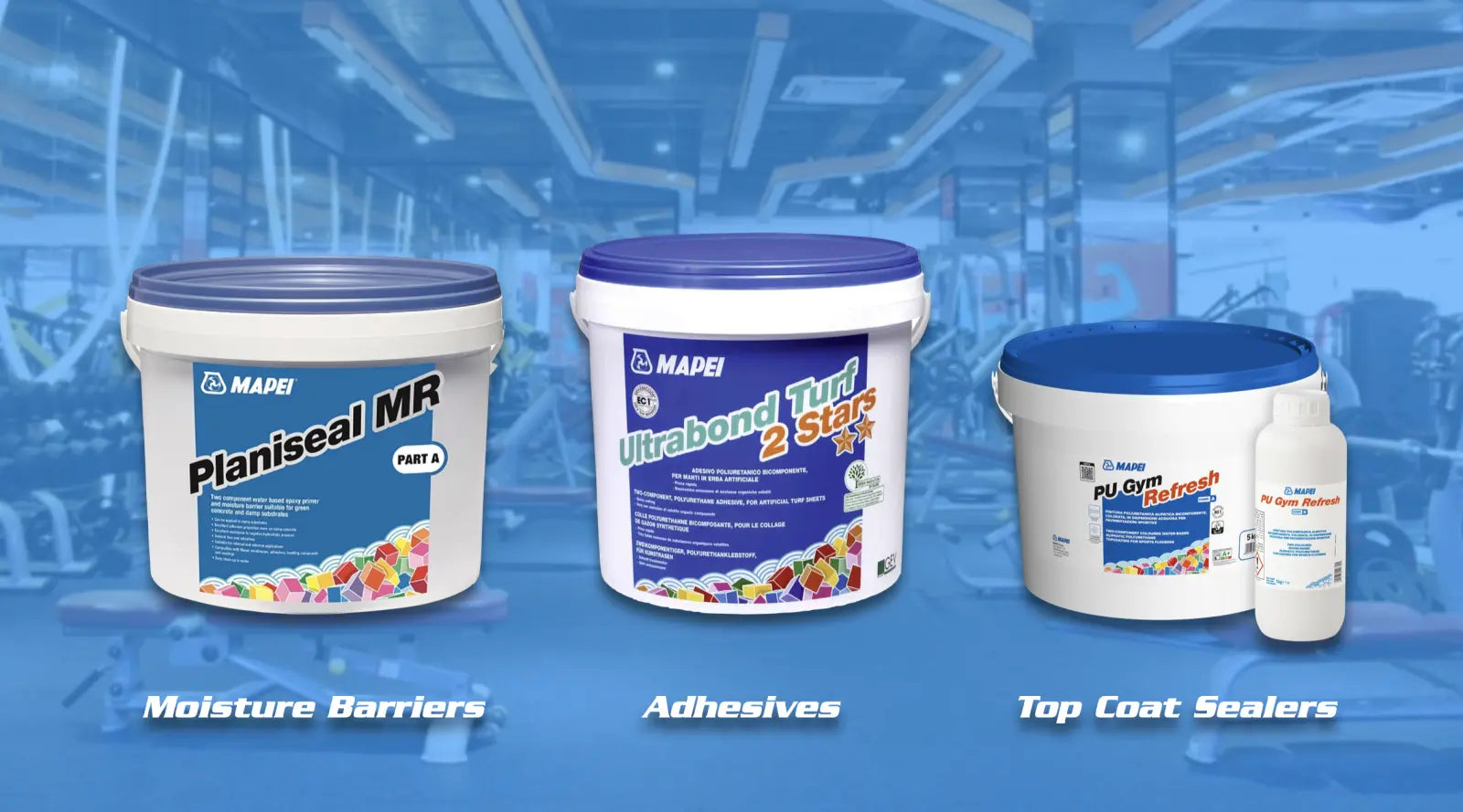 Gym Floor Adhesives, Sealers & Top Coats