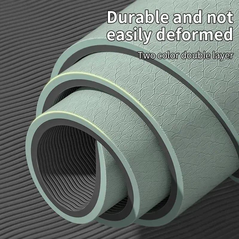 Legend Non-Slip Yoga Mat dual colour layer