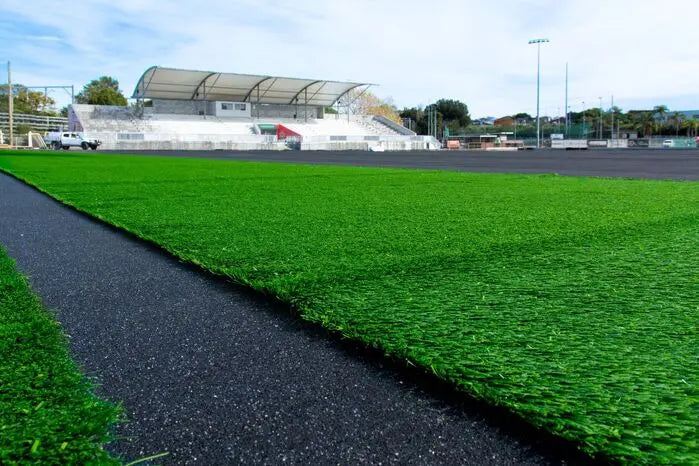 A1 AeroRoll Rubber Shock Pad installed under a football pitch