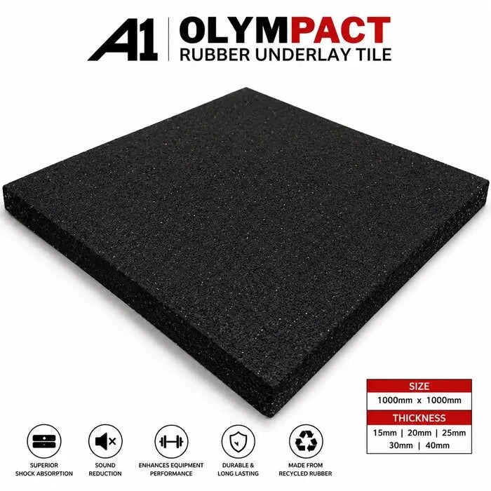 A1 Olympact Rubber Underlay Tiles
