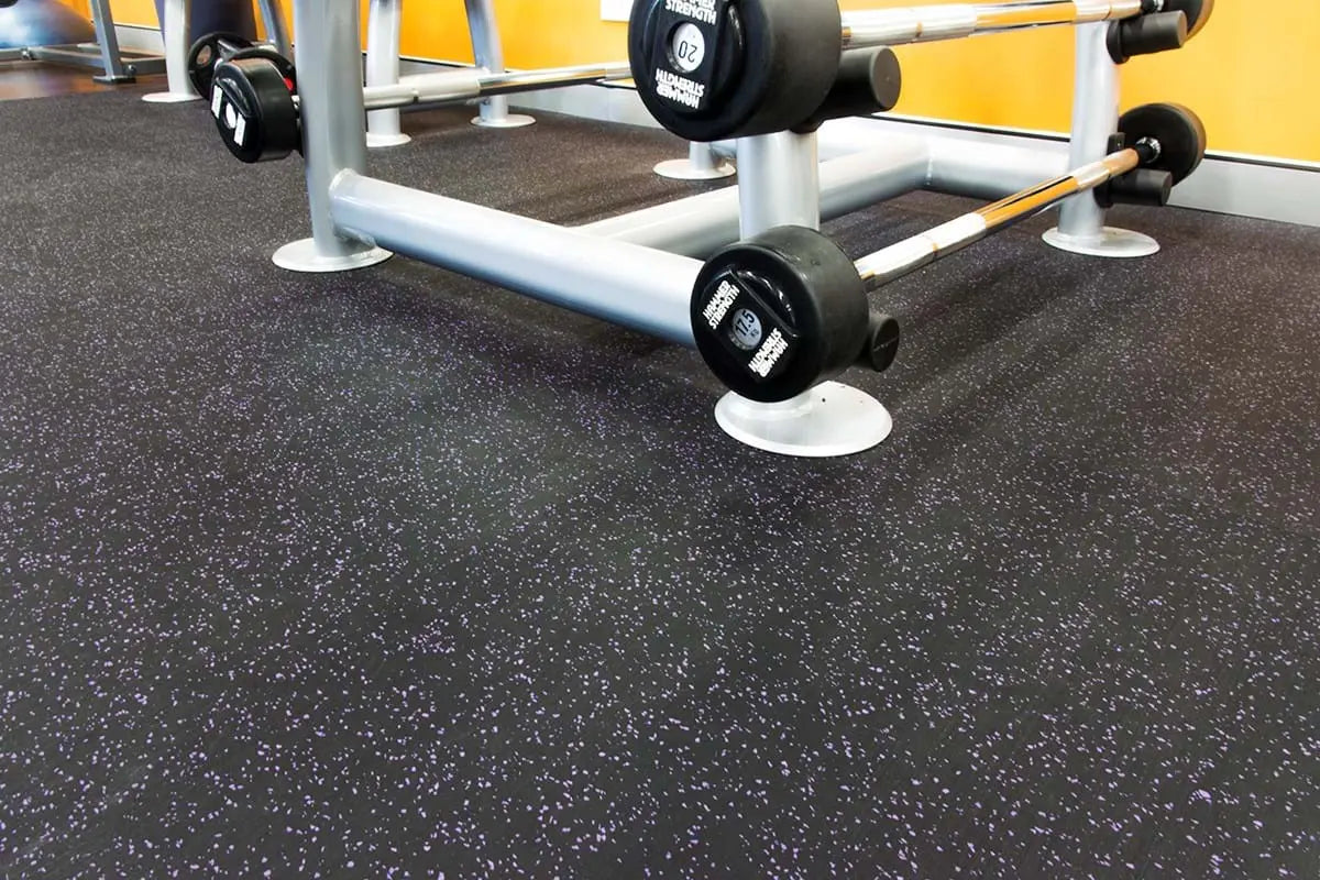 A1 Rolled Rubber Gym Flooring installation 5