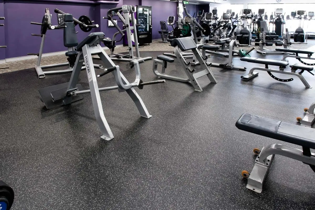 A1 Rolled Rubber Gym Flooring installation 8