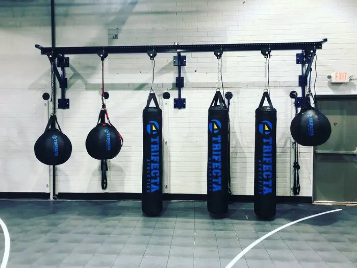 Fuji 6ft Muay Thai Heavy Bags in Black with custom print