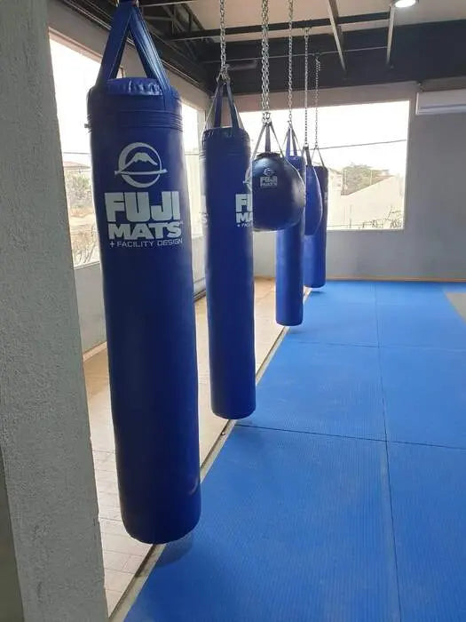 Fuji 6ft Muay Thai Heavy Bags in blue colour