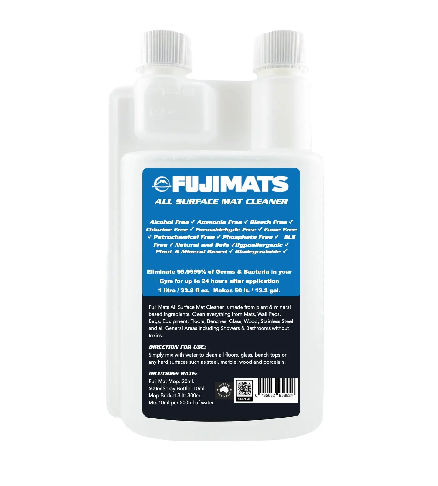 Fuji All Surface Mat Cleaner 1 litre bottle