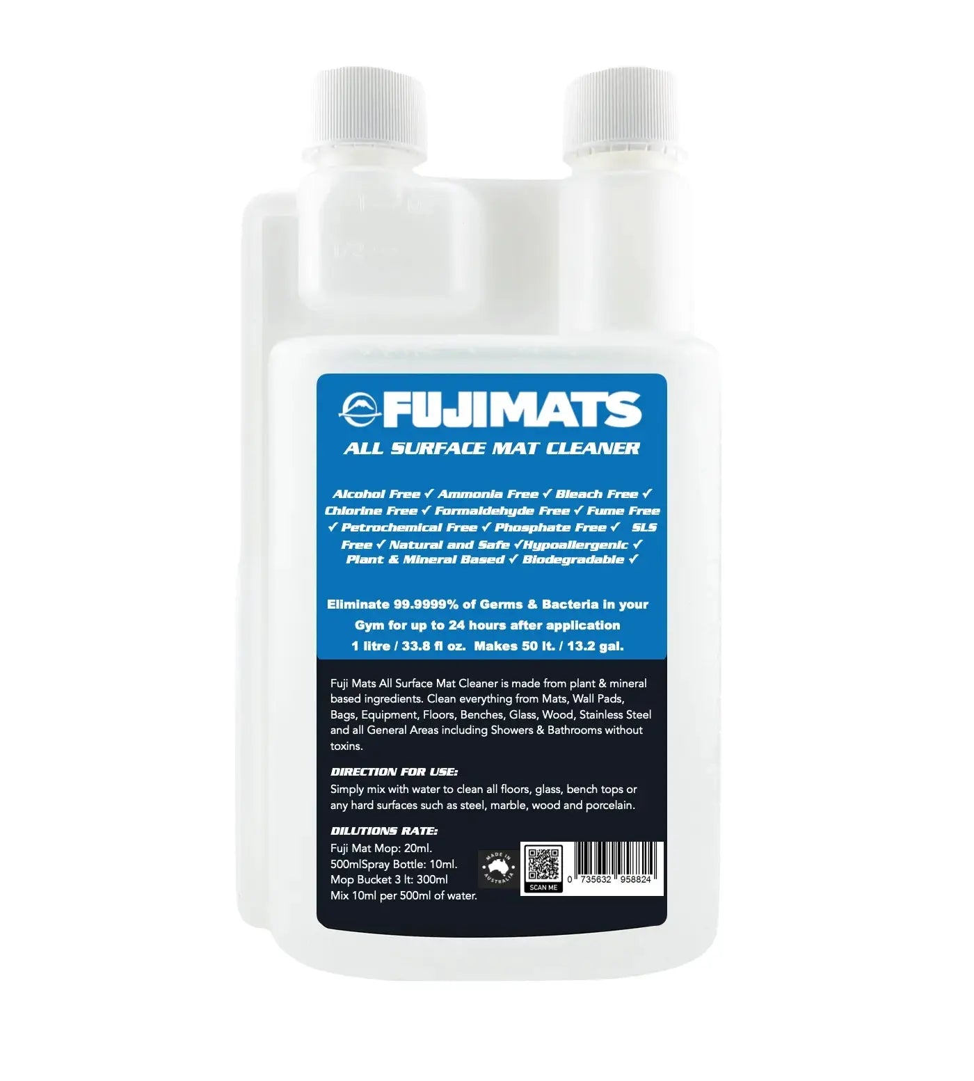 Fuji All Surface Mat Cleaner 1 litre bottle