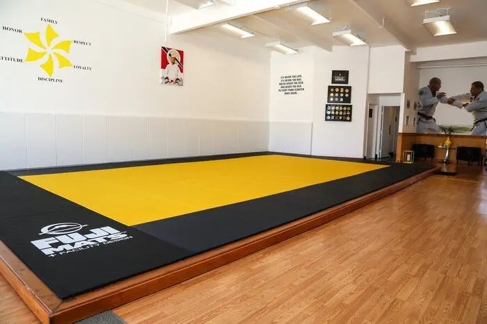 Fuji Black and Yellow Tatami Mats