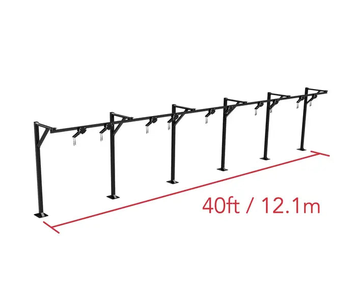 Fuji Floor Mount Heavy Bag Rack 12.1 meters
