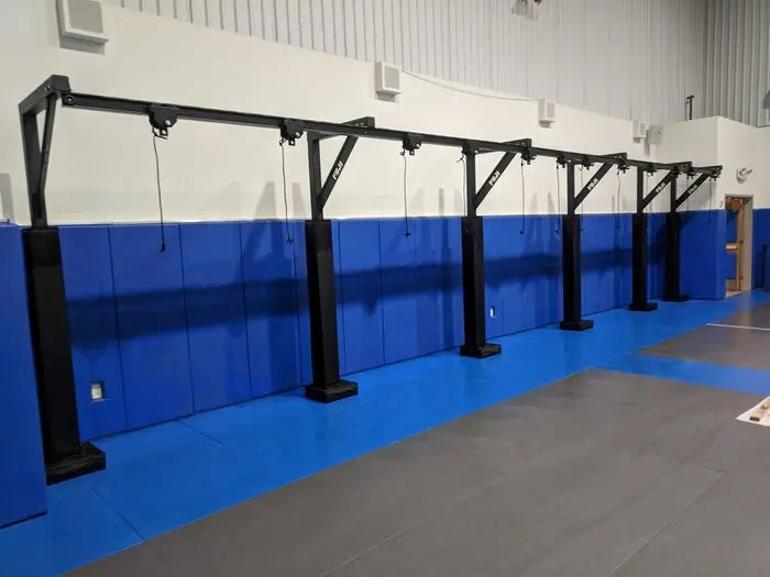Fuji Floor Mount Trolley Rack with trolleys
