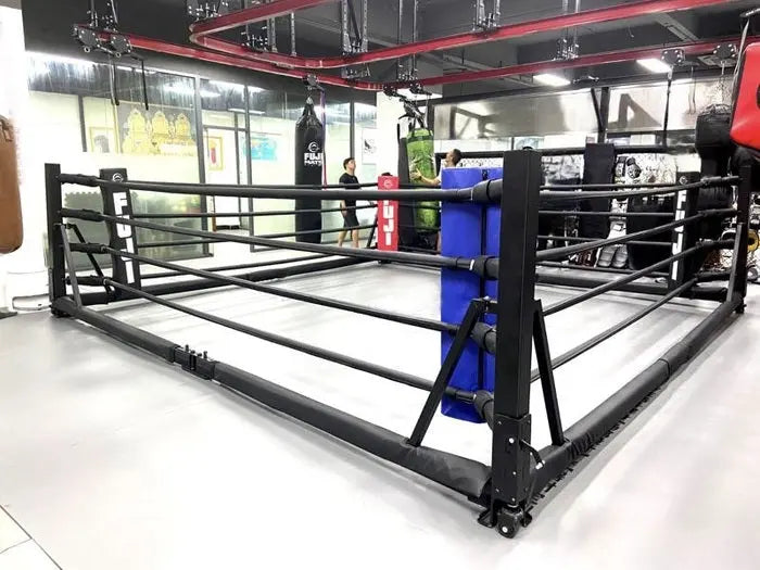 Fuji Fold-Away Boxing Ring in the gym