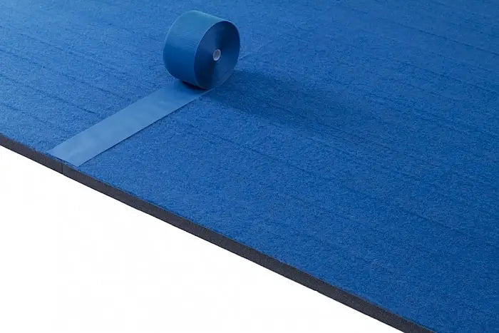 Fuji Gymnastics Roll Out Mats Velcro Blue