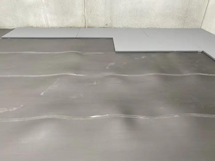 Fuji Mat Underlay intallation side view