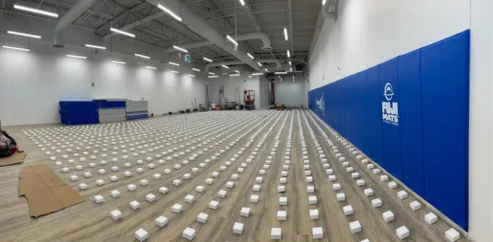 Fuji Subfloor Super Blocks installation
