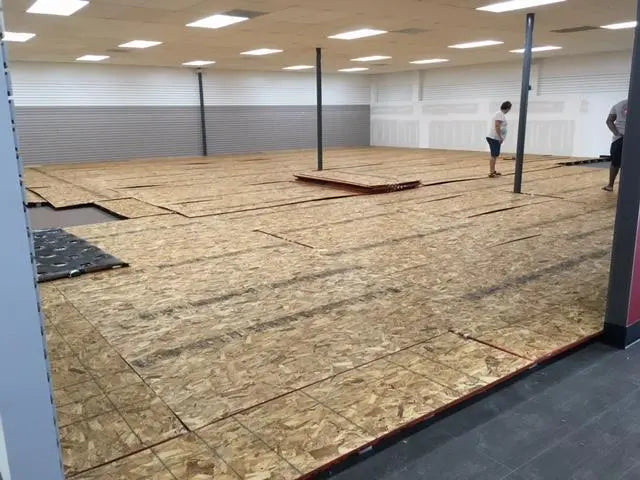 Fuji Subfloor Super Blocks installation 4