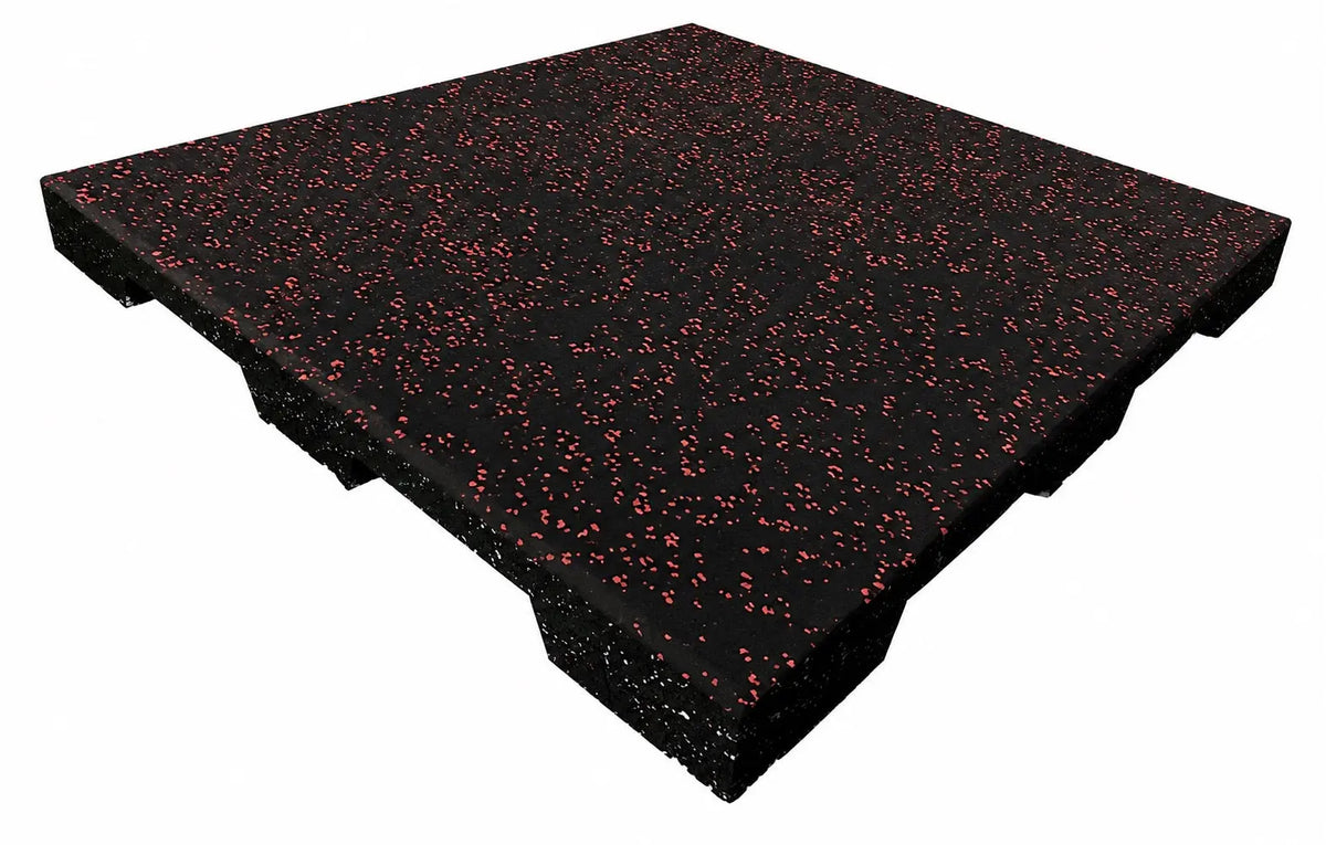 Legend 100mm Extreme Impact Gym Tiles in Firestorm Red colour