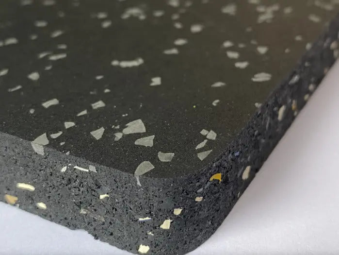 Legend 15mm Dark Grey Speckle Gym Tiles Sample