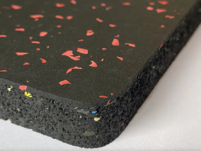 Legend Firestore Red 15mm Rubber Gym Tile Sample Swatch