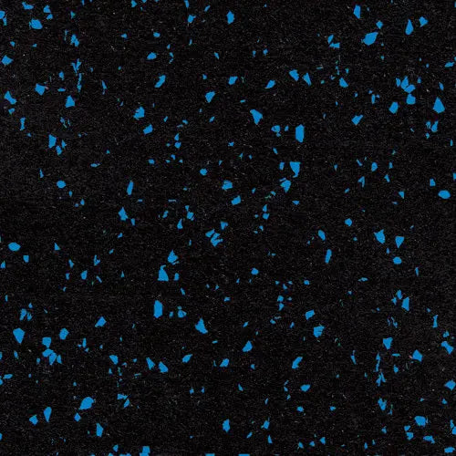 Legend Rolled Rubber Gym Flooring Blue Speckle