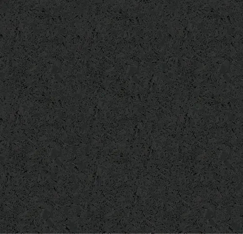 Legend Rolled Rubber Gym Flooring Jet Black