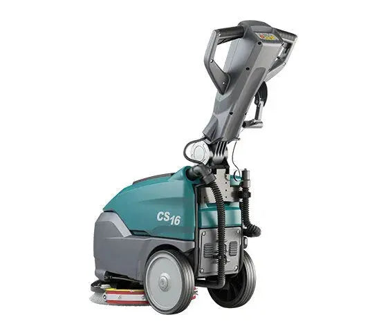 Tennant CS16 Gym Floor Scrubber back left side view