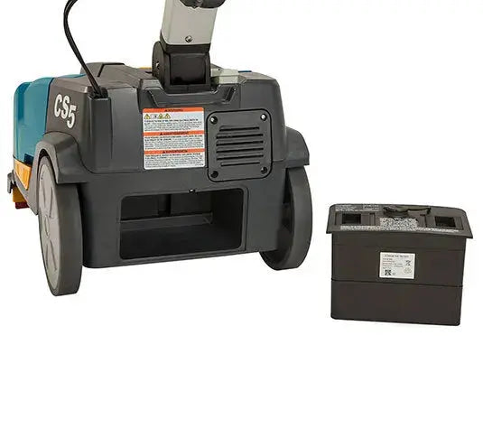 Tennant CS5 Micro Gym Floor Scrubber battery swap out