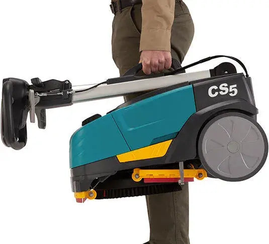 Tennant CS5 Micro Gym Floor Scrubber easy carry handle