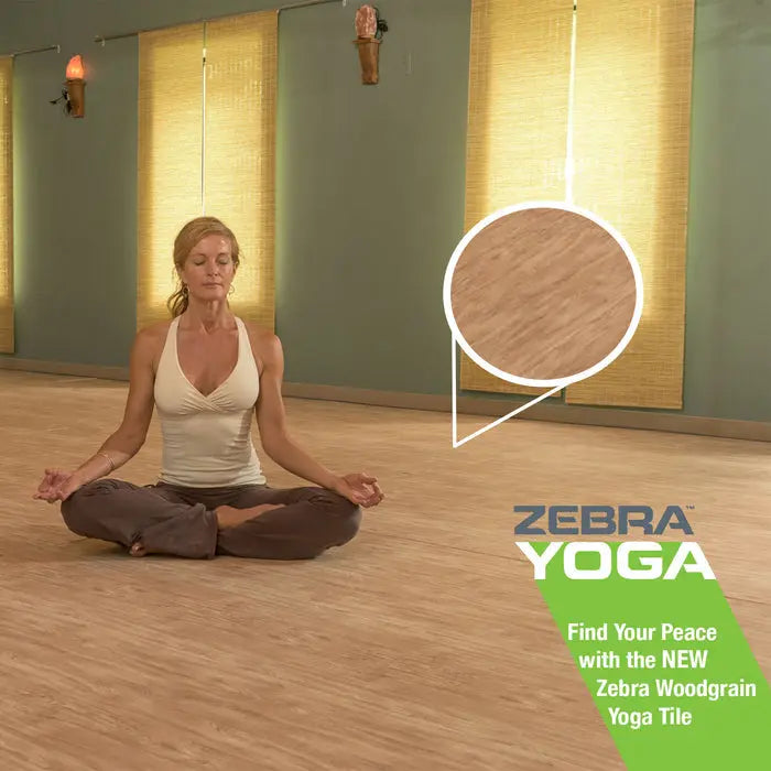 Zebra Yoga Tile