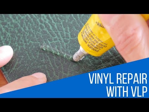 VLP Vinyl Repair Glue in action video